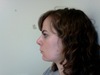 profile shot of female patient